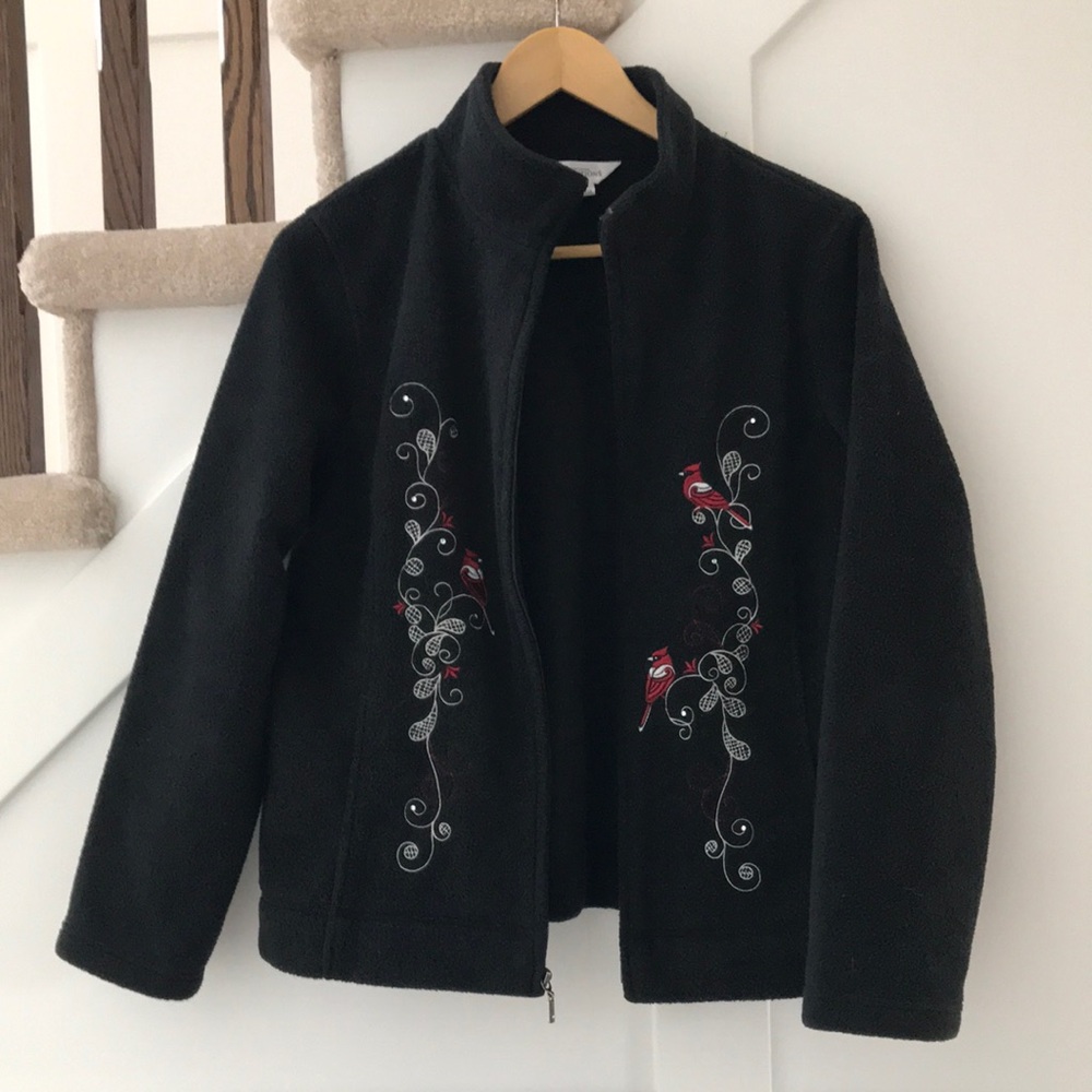 Northern Reflections Fleece Zip Up Jacket Size L - Picture 2 of 6